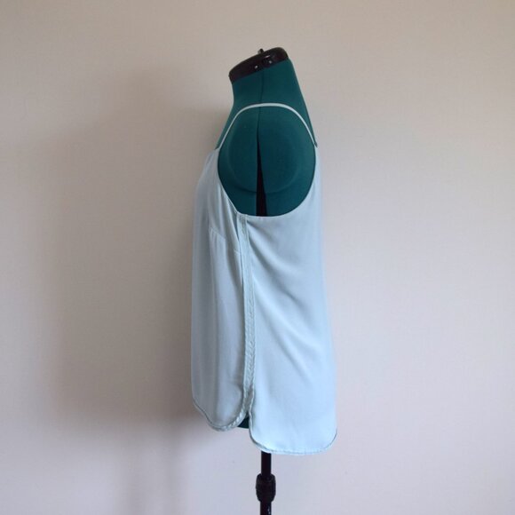 Light Sky Blue Flowy Tank Top - Picture 4 of 7